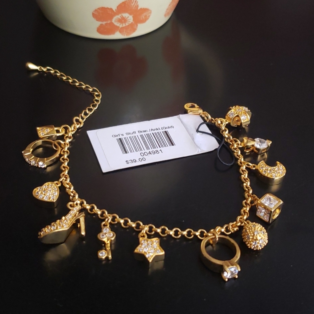 NWT Golden Charm Bracelet